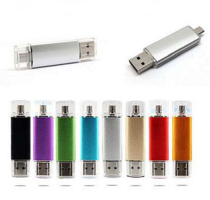 Mobile computer dual-use U disk 8G / 16G / 32G metal OTG USB2.0 flash drive